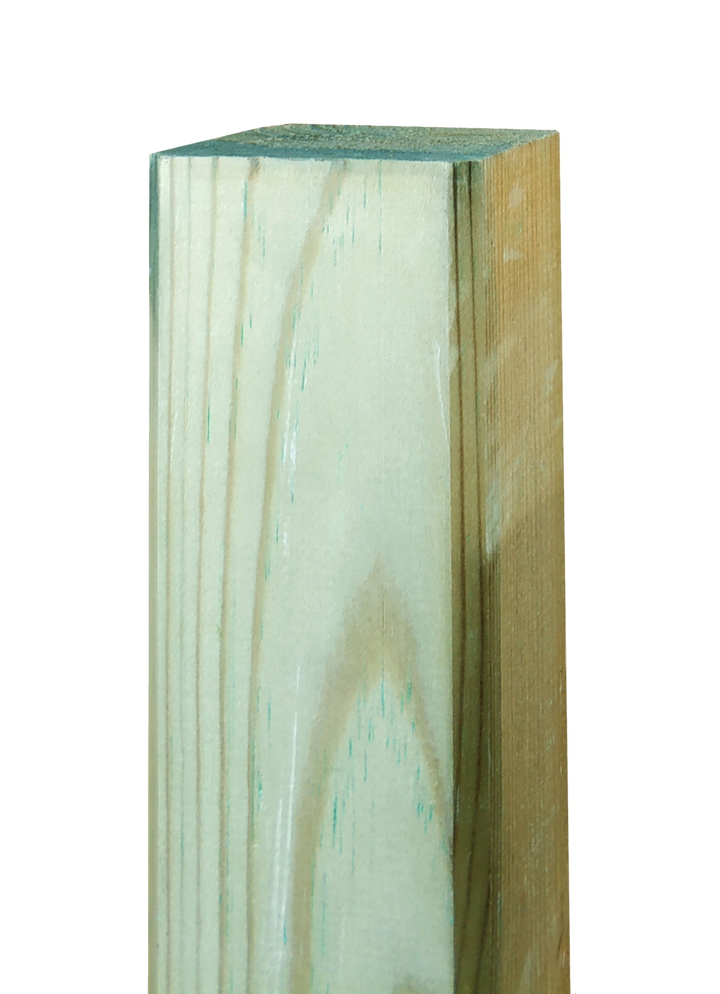 Stalp gard, lemn, 7 x 7 x 100 cm, verde