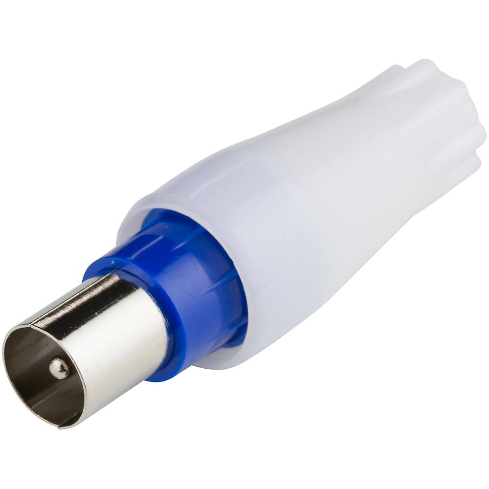 Mufa antena Coaxial Stecher BLYSS, 9.5 mm, alb
