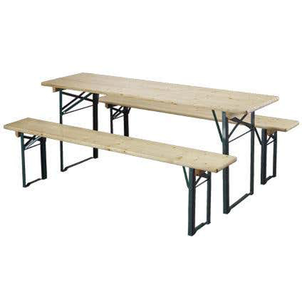 Set mobilier gradina Mobilaiud, 3 piese, bej