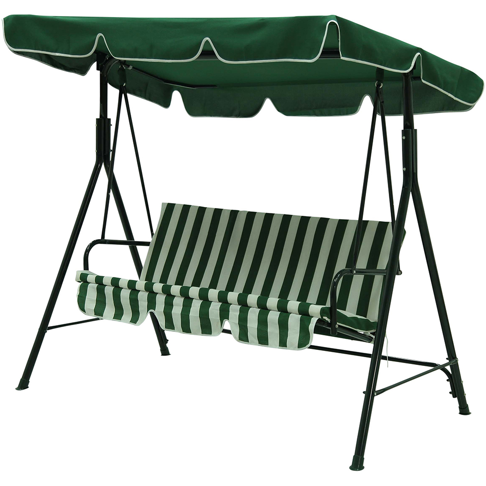 Balansoar gradina Lahore, 3 locuri, 151 x 106 x 178 cm, verde