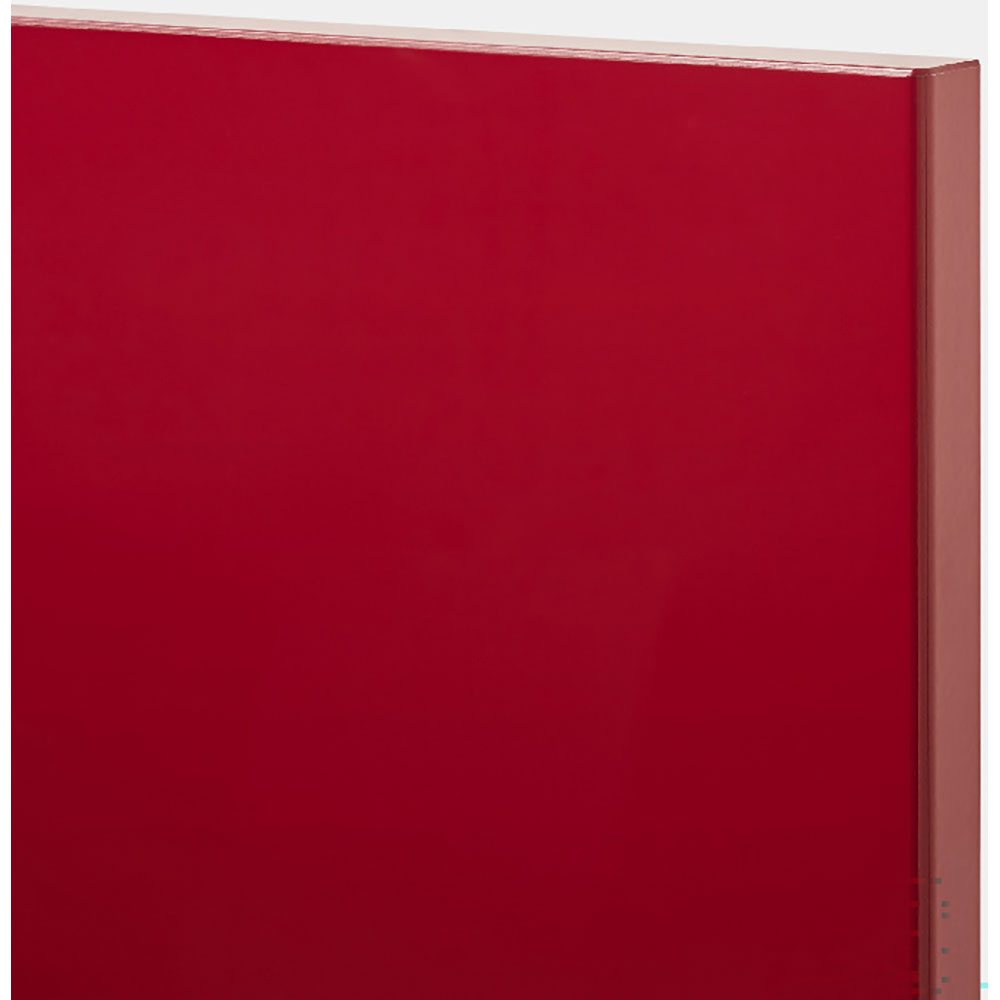 Front usa GOODHOME Stevia, MDF, 14.7 x 71.5 x 1.8 cm, rosu 