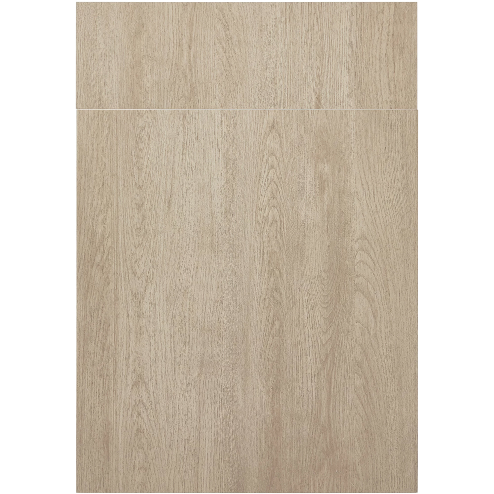 Front usa si sertar GOODHOME Chia, PAL, 49.7 x 71.5 x 1.8 cm, Stejar