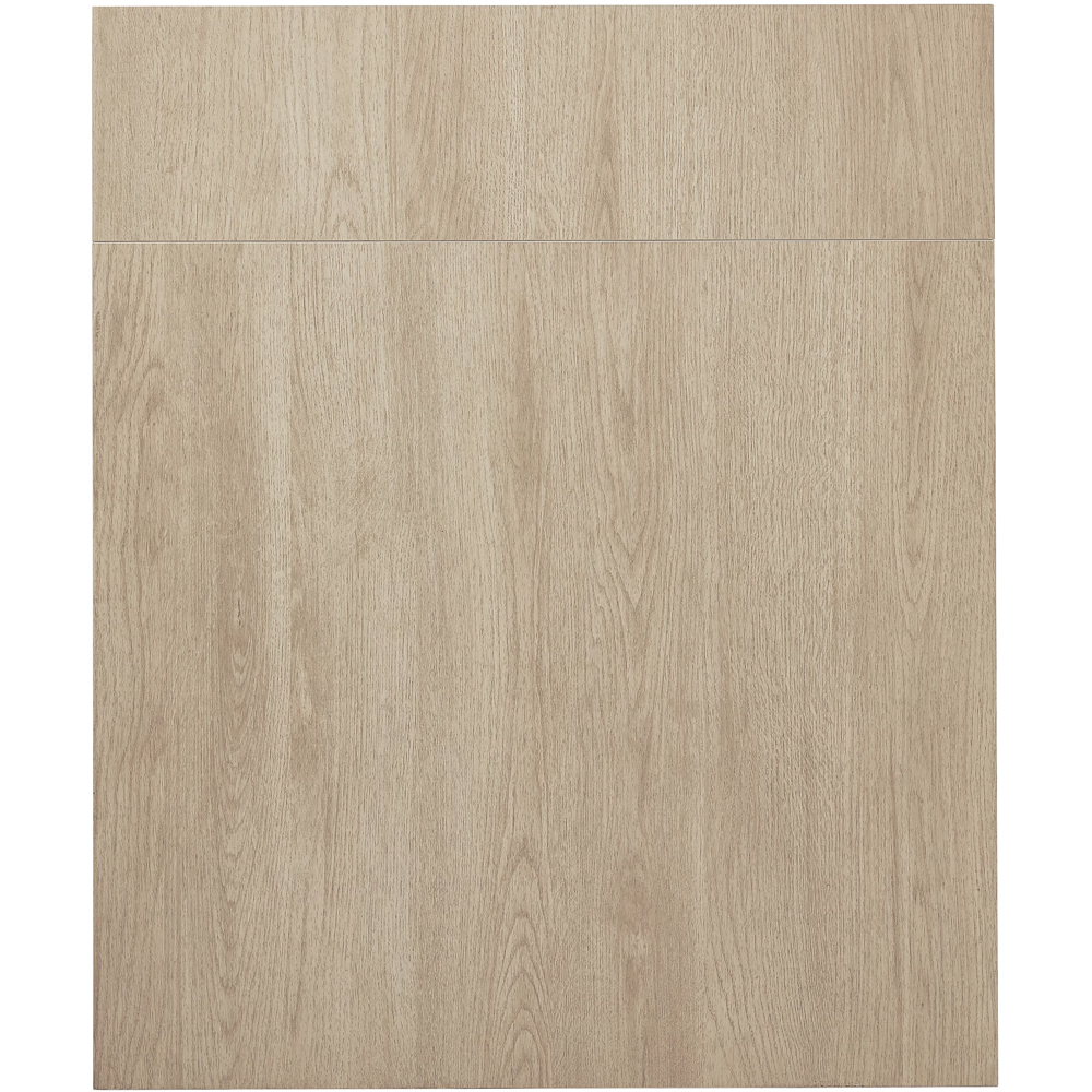 Front usa si sertar GOODHOME Chia, PAL, 59.7 x 71.5 x 1.8 cm, Stejar