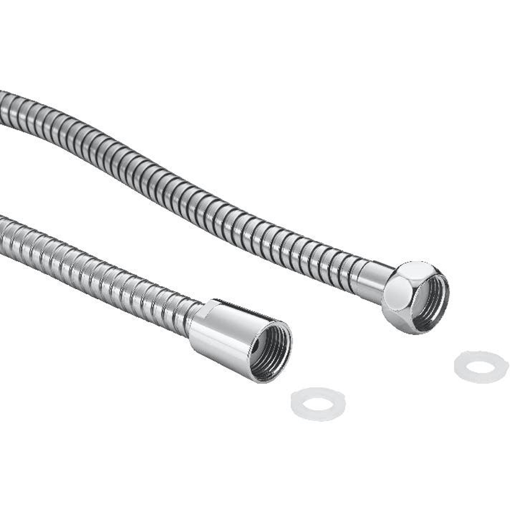 Furtun de dus 100851267, 1.5 m, argintiu