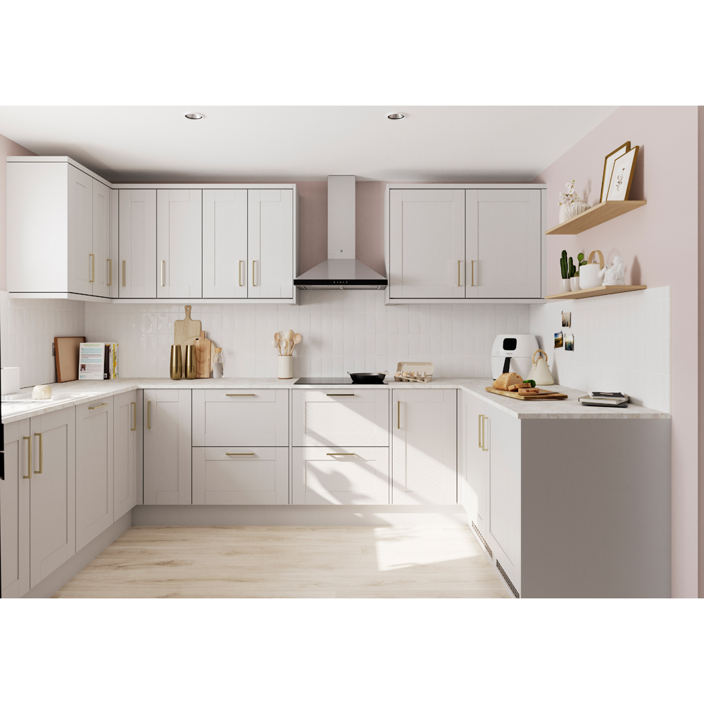 Front usa GOODHOME Alpinia, MDF, 59.7 x 62.6 x 1.8 cm, gri