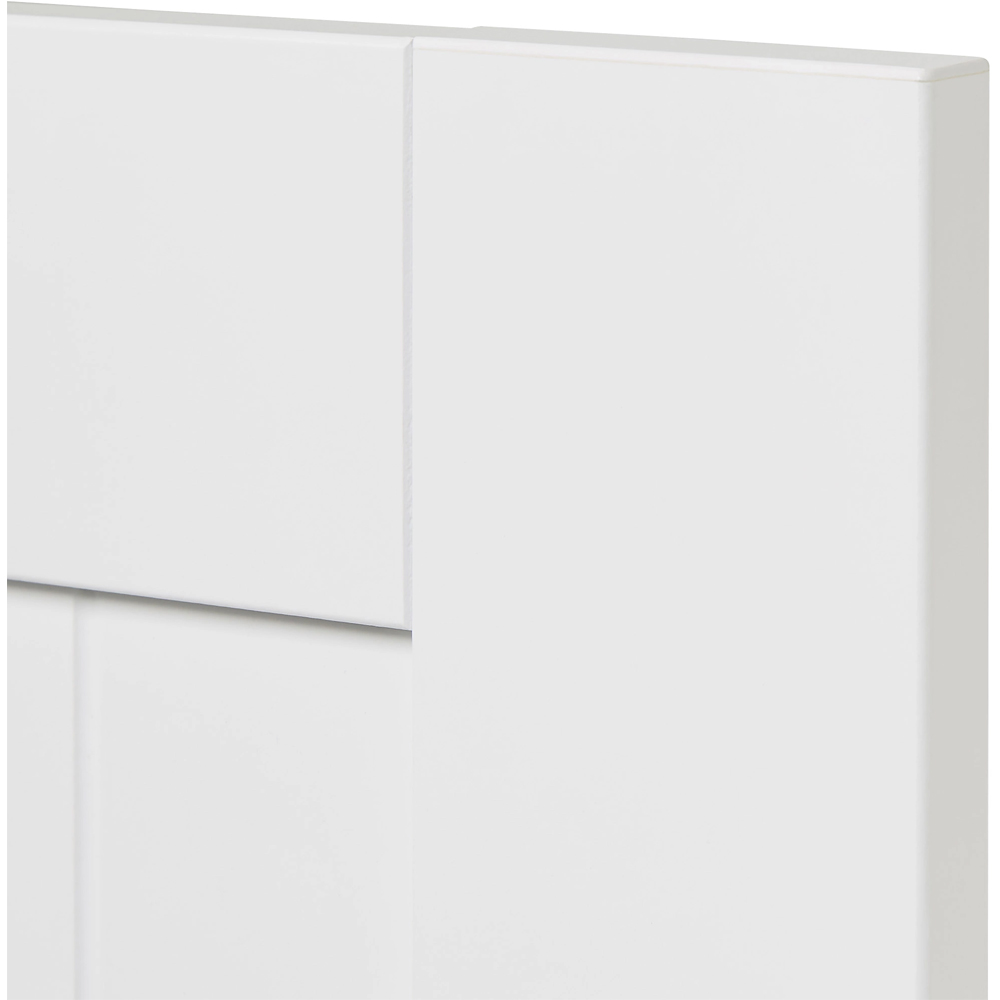 Front usa si sertar GOODHOME Alpinia, MDF, 49.7 x 71.5 x 1.8 cm, Alb