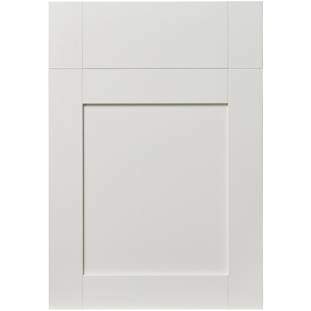 Front usa si sertart GOODHOME Alpinia, MDF, 49.7 x 71.5 x 1.8 cm, Alb
