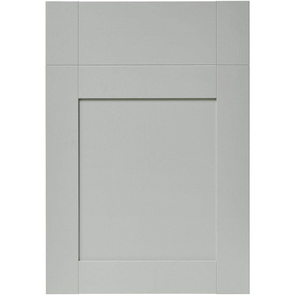 Front usa si sertar GOODHOME Alpinia, MDF, 49.7 x 71.5 x 1.8 cm, Gri