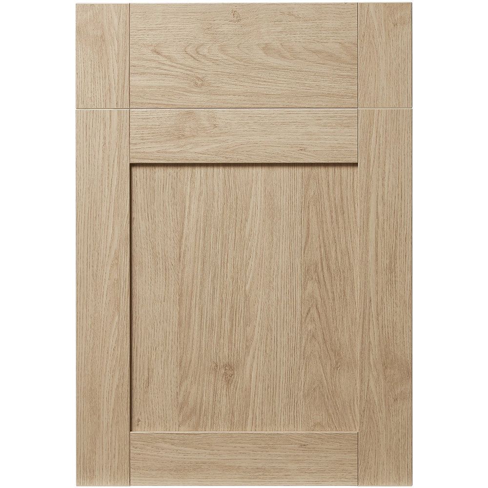 Front usa si sertar GOODHOME Alpinia, MDF, 49.7 x 71.5 x 1.8 cm, Stejar