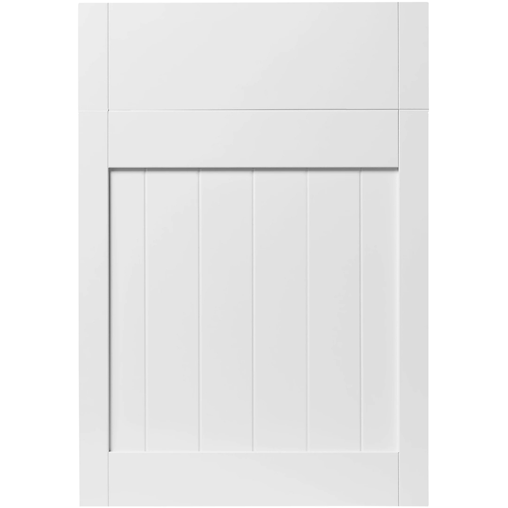 Front usa si sertar GOODHOME Alpinia, MDF, 59.7 x 71.5 x 1.8 cm, Alb