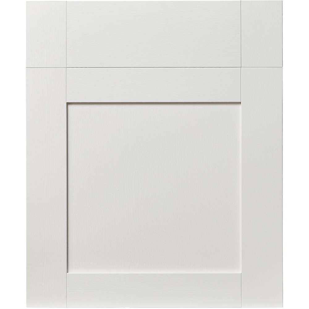 Front usa si sertar GOODHOME Alpinia, MDF, 59.7 x 71.5 x 1.8 cm, Alb