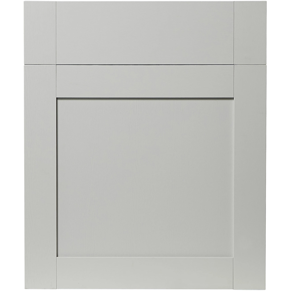 Front usa si sertar GOODHOME Alpinia, MDF, 59.7 x 71.5 x 1.8 cm, Gri