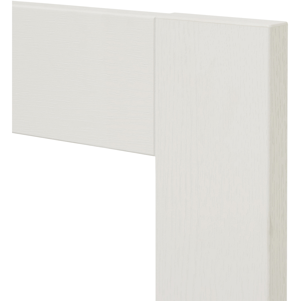 Front usa GOODHOME Alpinia, MDF,Sticla, 29.7 x 71.5 x 1.8 cm, Alb