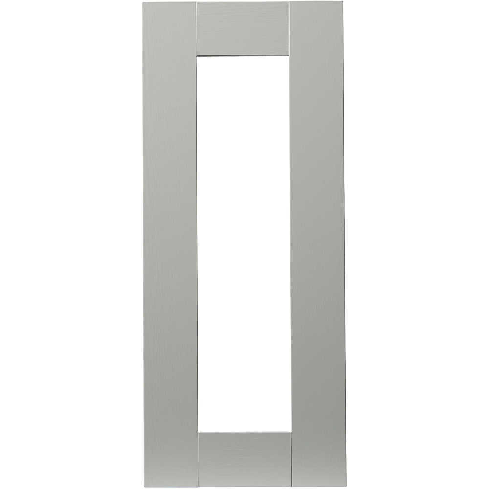 Front usa GOODHOME Alpinia, MDF,Sticla, 29.7 x 71.5 x 1.8 cm, Gri