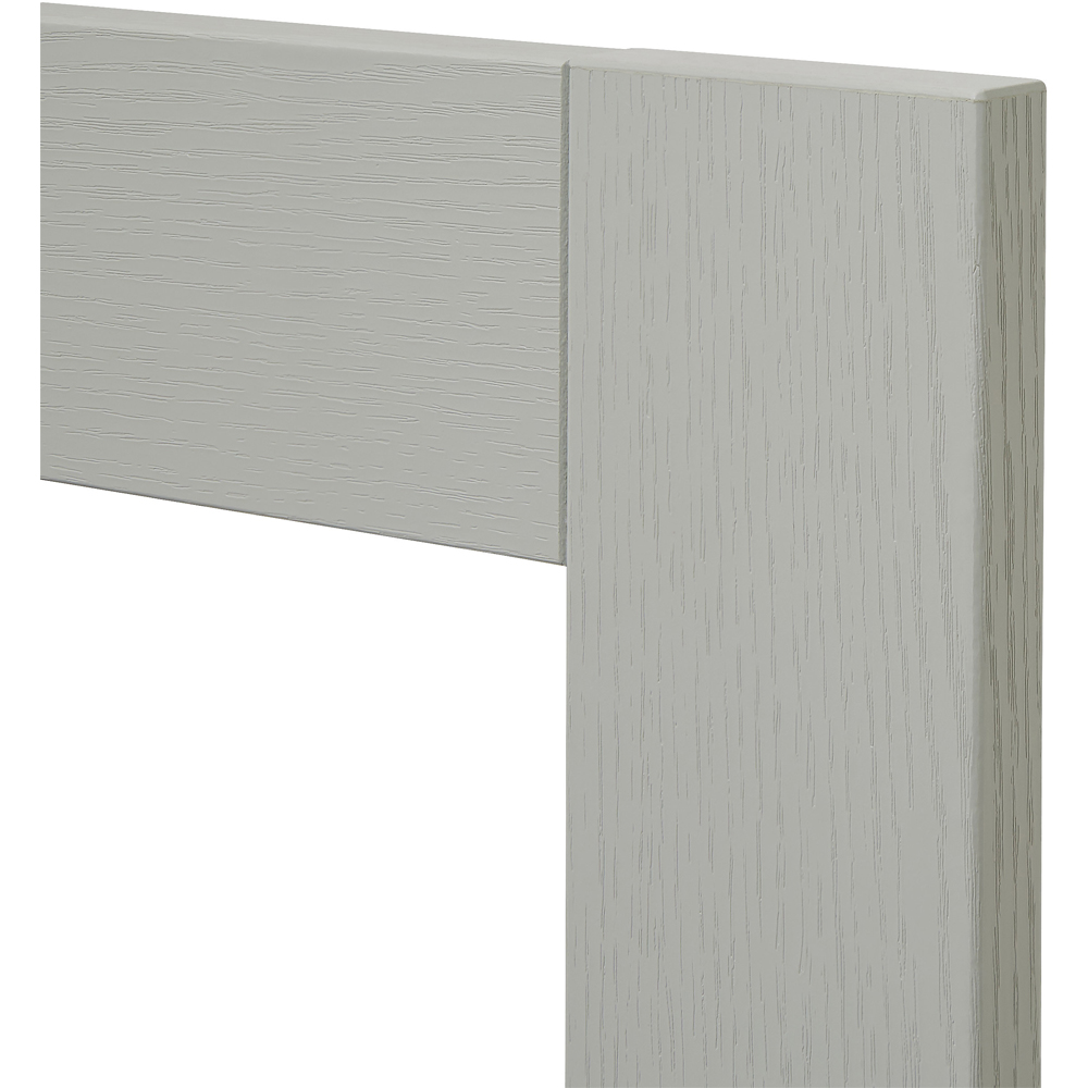 Front usa GOODHOME Alpinia, MDF,Sticla, 29.7 x 71.5 x 1.8 cm, Gri