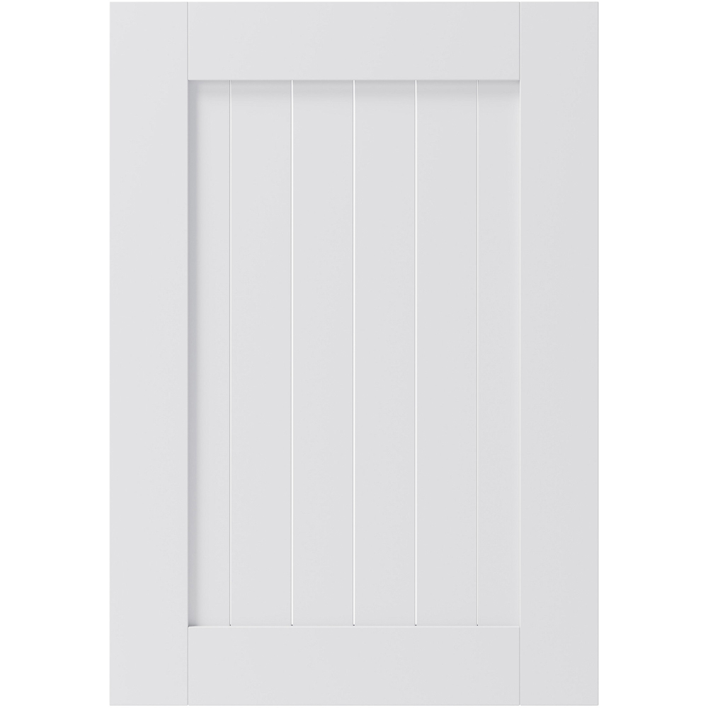 Front usa GOODHOME Alpinia, MDF, 49.7 x 71.5 x 1.8 cm, Alb