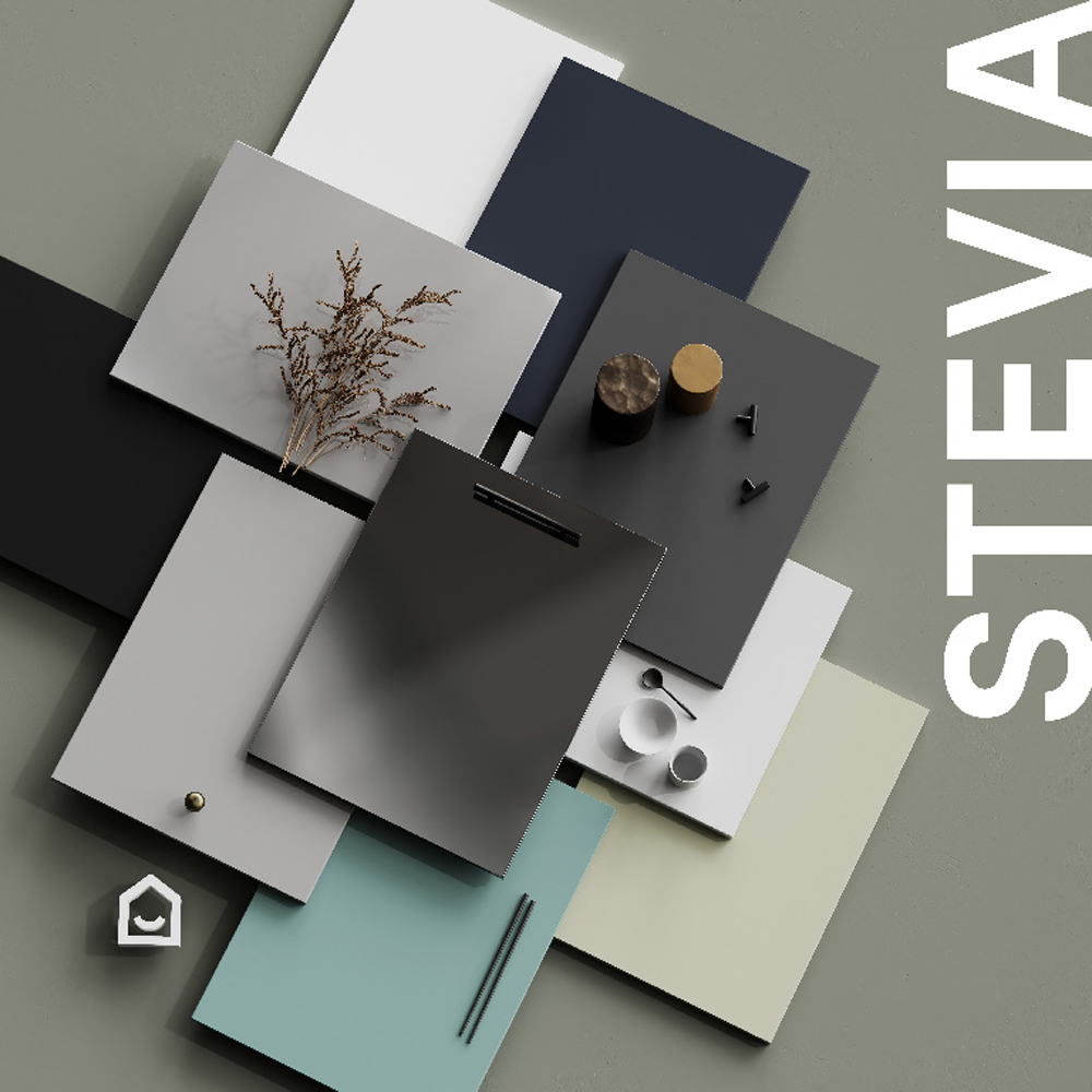 Front usa GOODHOME Stevia Highline, MDF, 59.7 x 71.5 x 1.8 cm, crem 