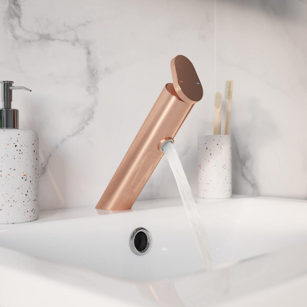 Baterie lavoar GOODHOME Nyasa, metal, Cupru