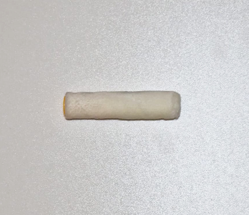Rola pentru zugravit, 10 cm, poliacril impletit, alb