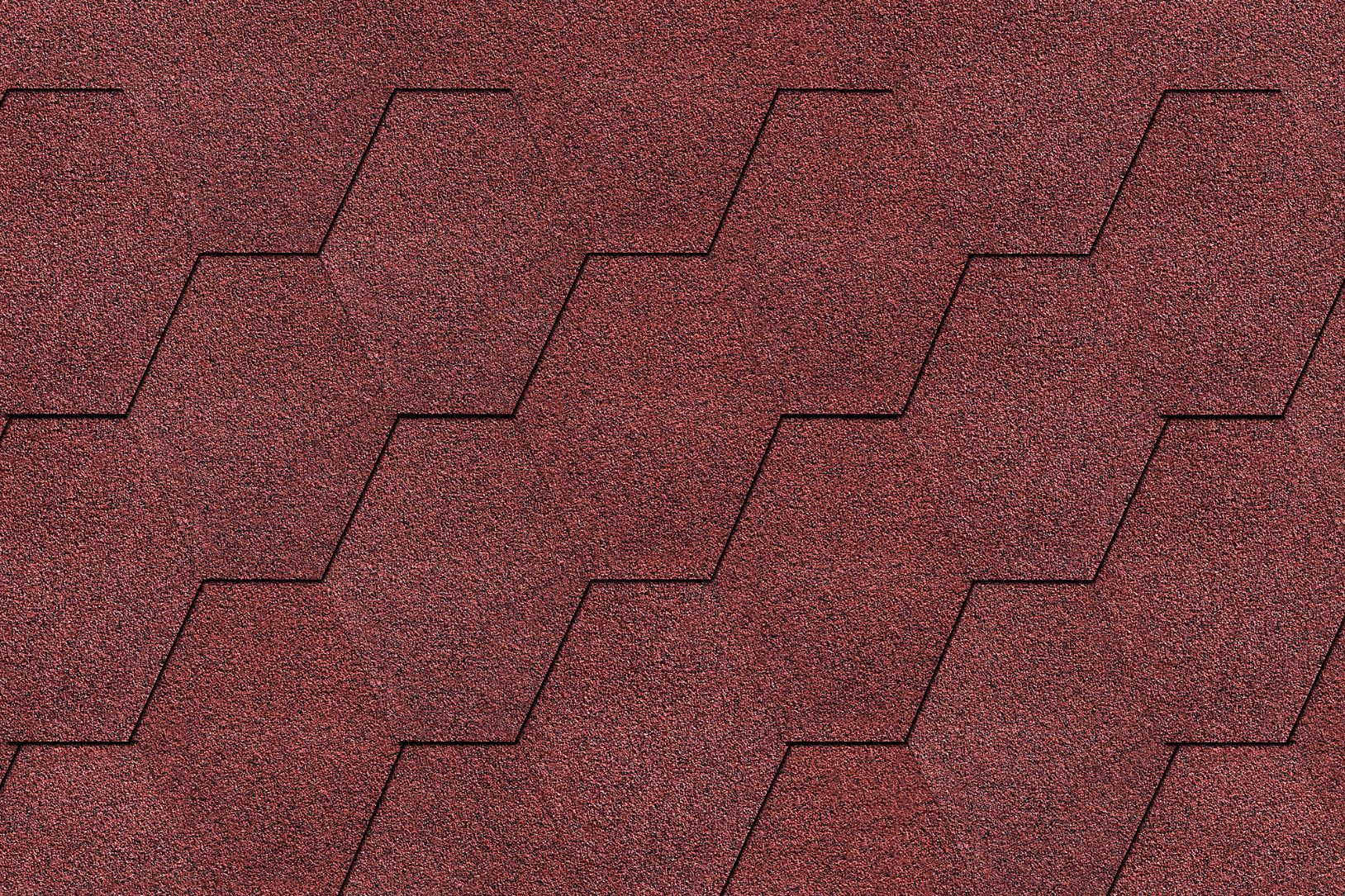Sindrila bituminoasa, hexagonala, rosu, 3 mp pachetGutta