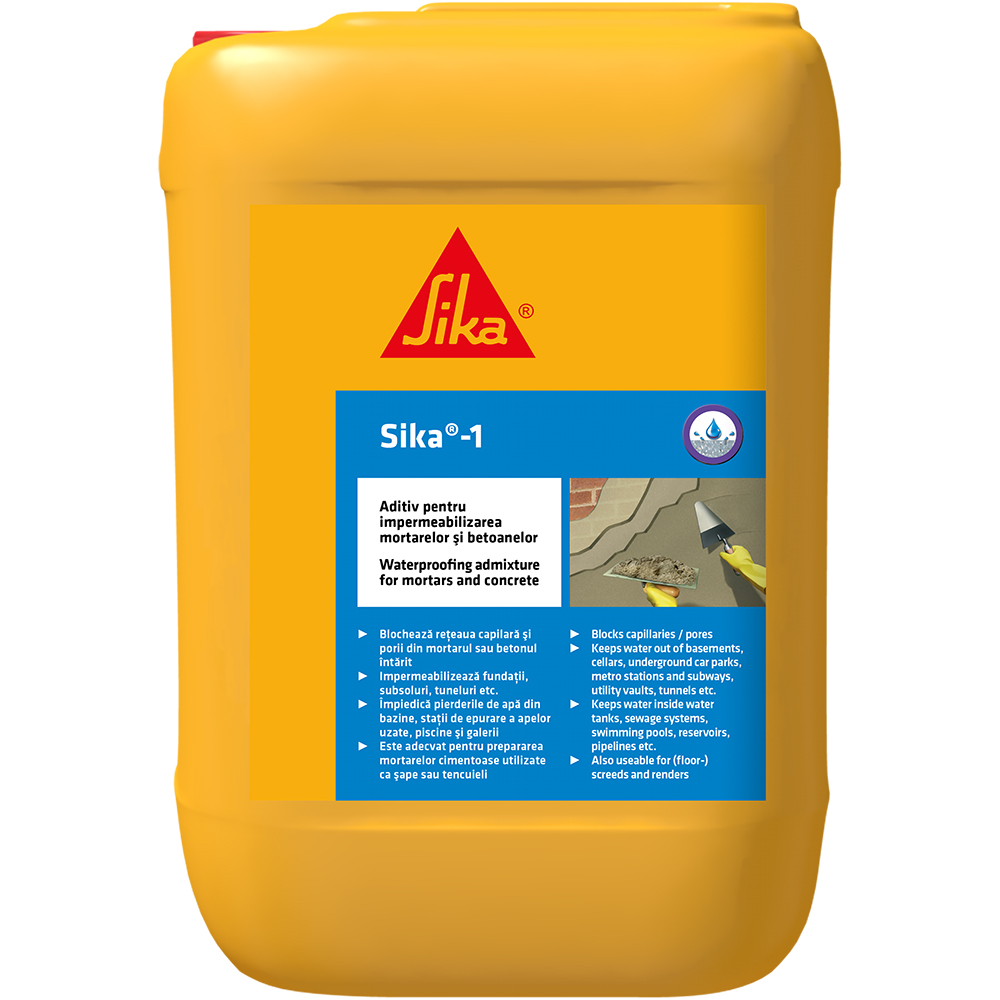 Aditiv impermeabilizarea mortarelor Sika, 5 kg