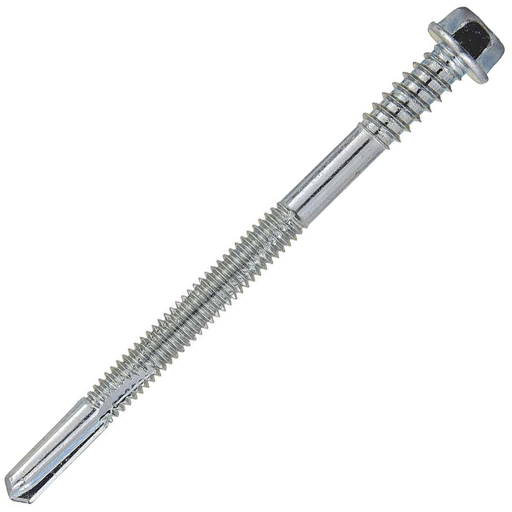 Surub SDS pentru panouri sandwich, cap hexagonal, 6.3 x 80 mm, SW8, ZA, vrac