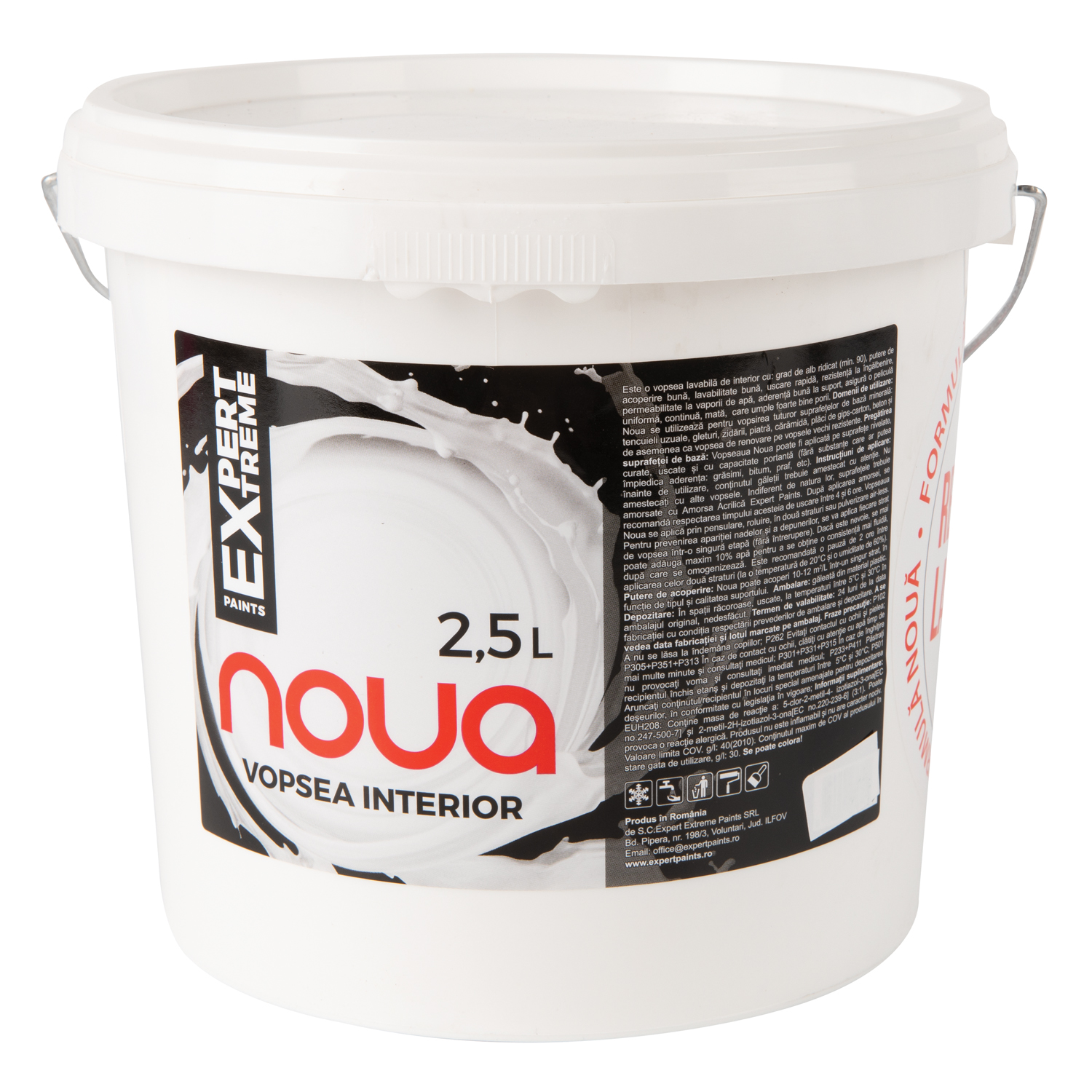Vopsea lavabila Expert Extreme Noua, alb, 2.5 L, Interior