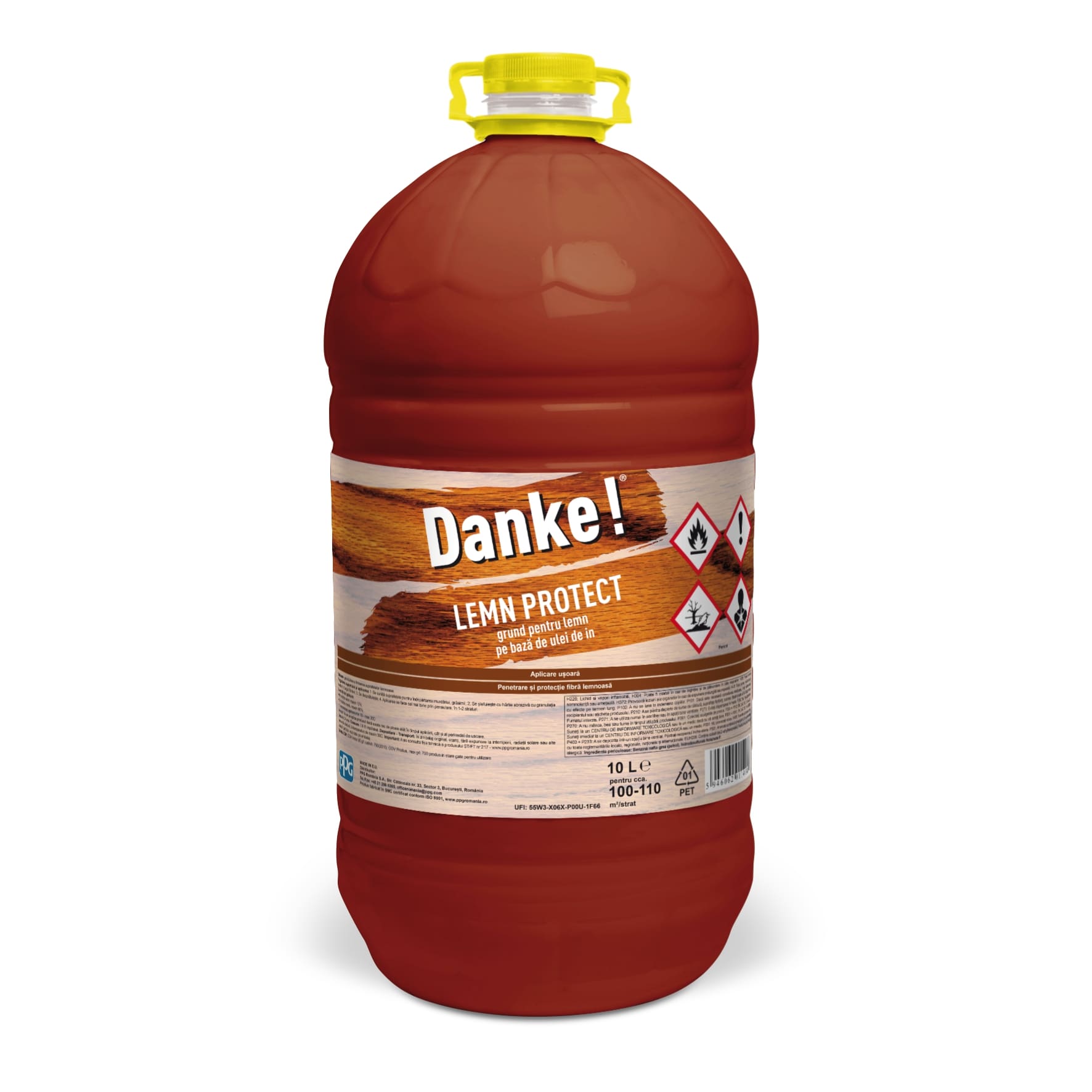 Ulei de in pentru lemn, incolor, 10 l Danke