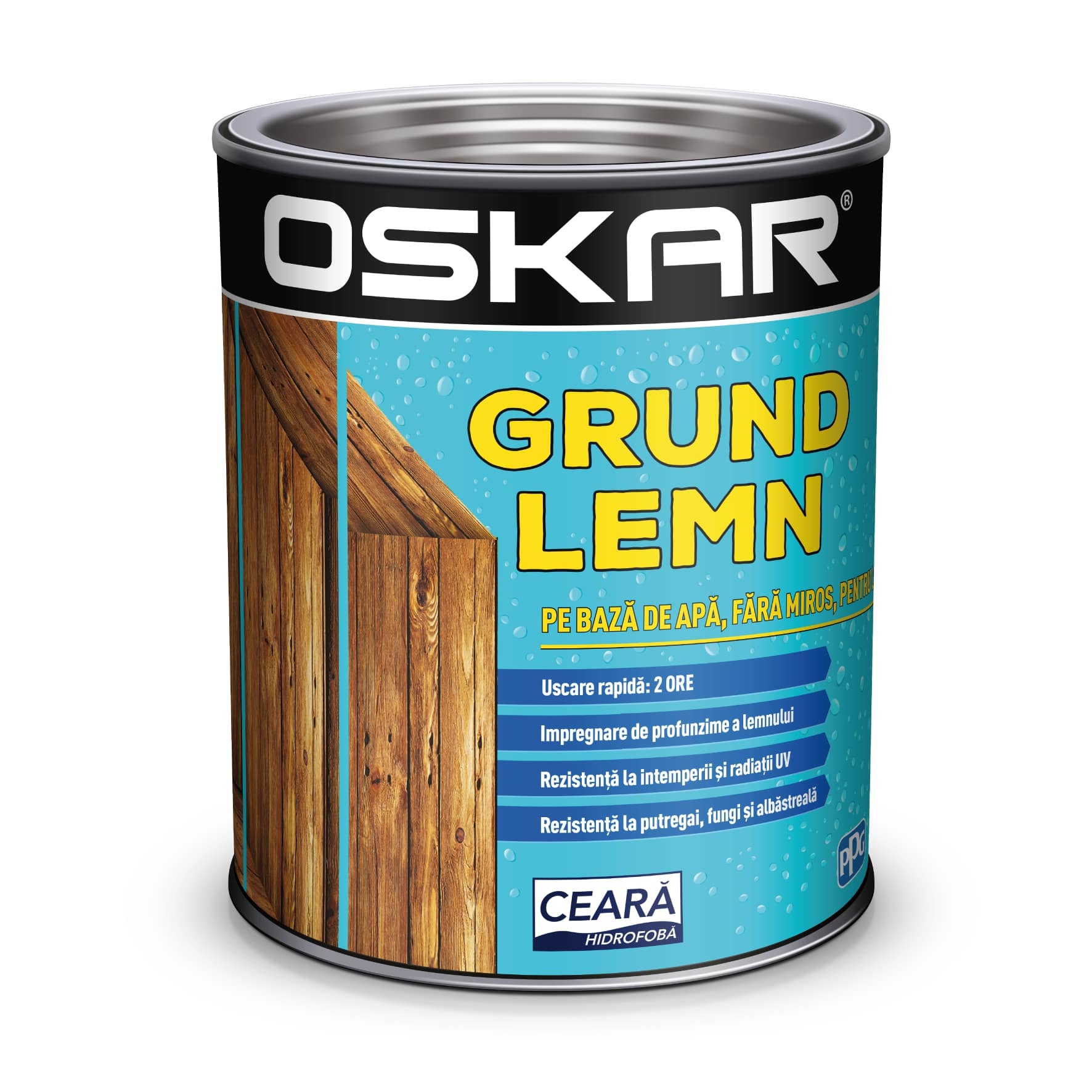 Grund pentru lemn, 0.75 L  Oskar