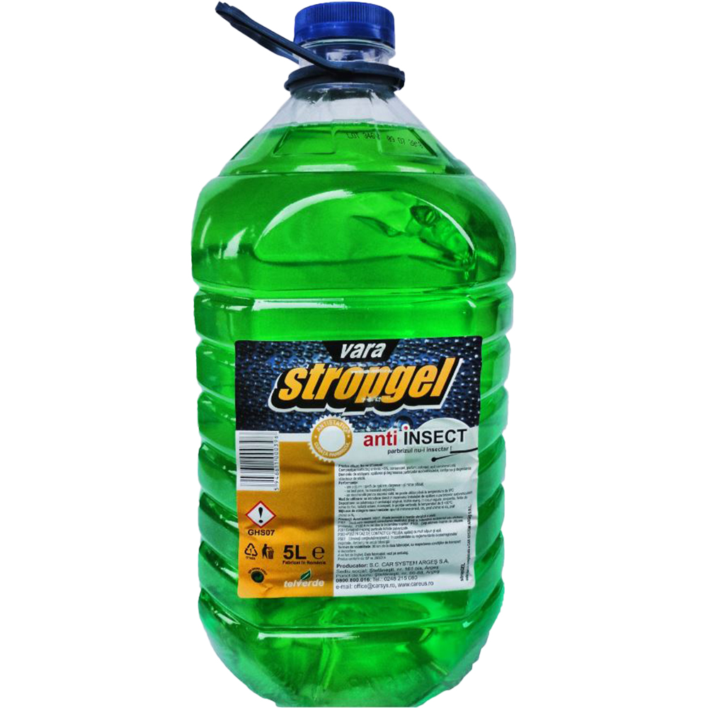 Lichid parbriz STROGEL, antiinsecte, vara, 5l
