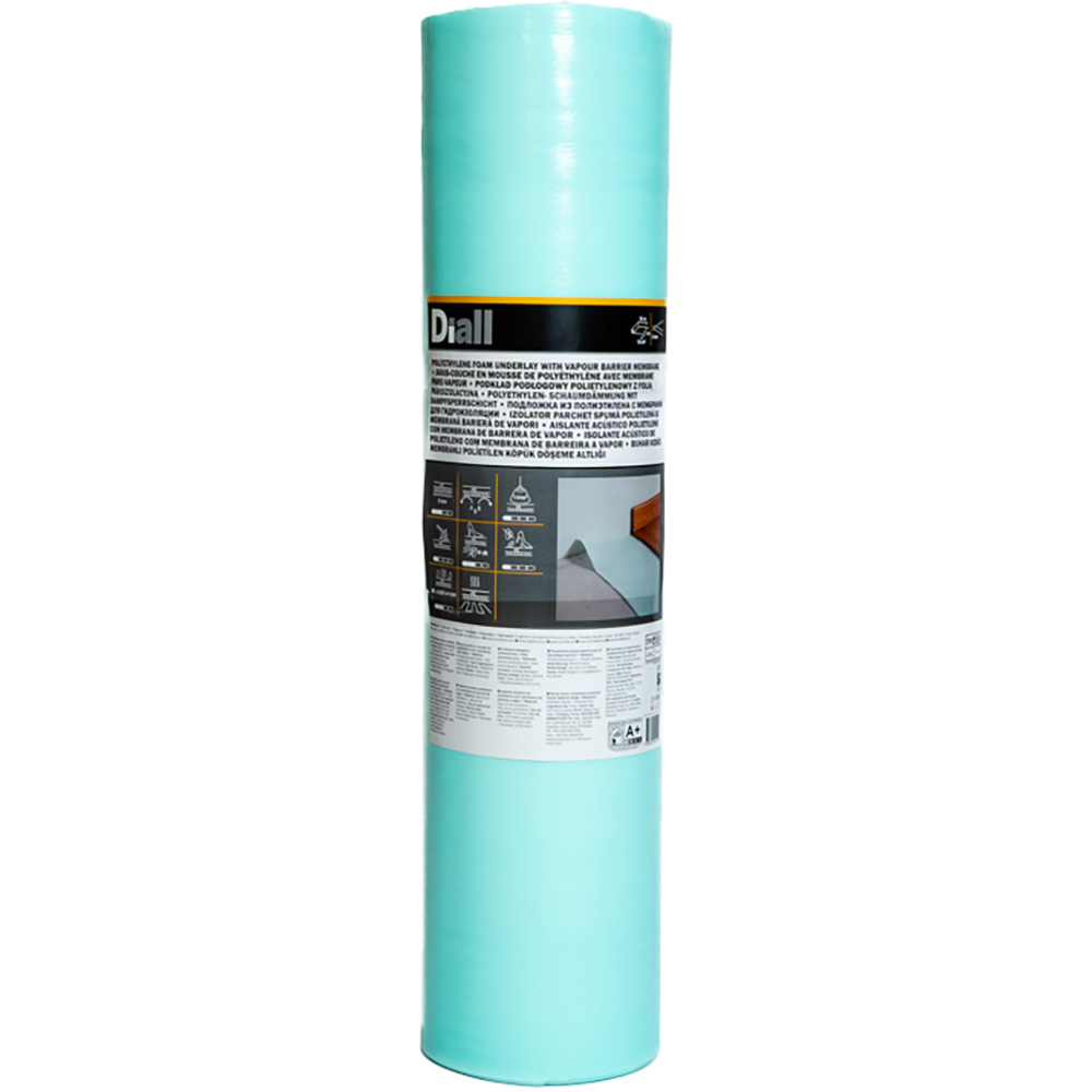 Izolatie parchet, polietilena, grosime 3 mm, 100 x 1500 cm, verde