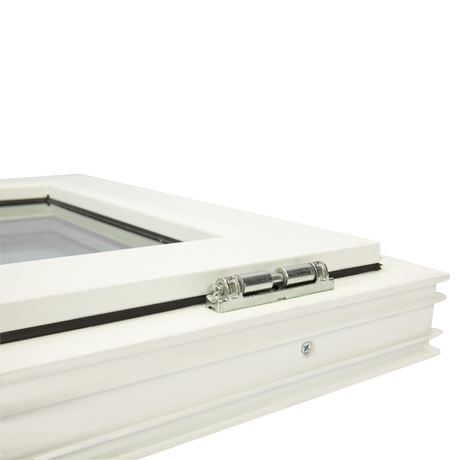 Fereastra termopan FENSTERWELT, PVC, 4 camere, 76 x 56 cm, deschidere oscilanta in jos, alb