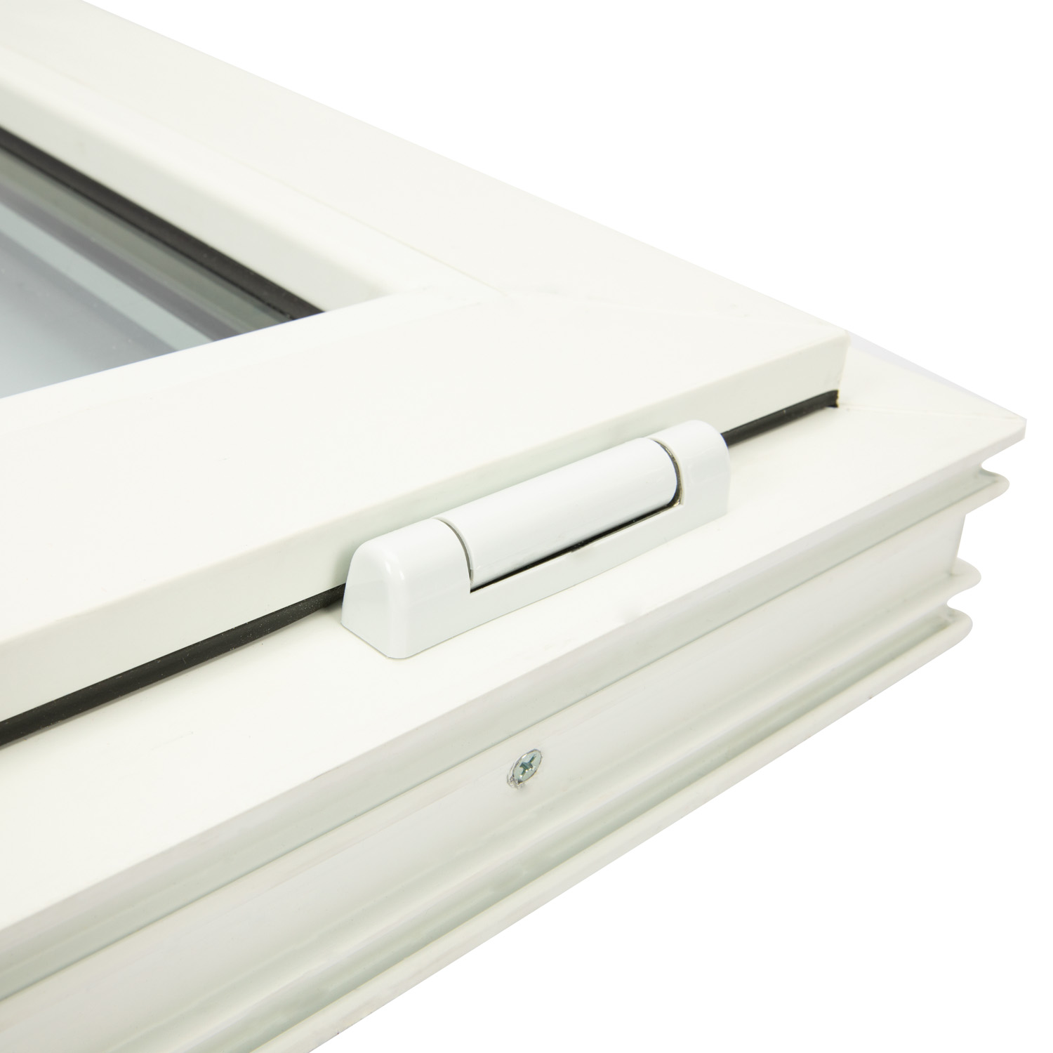 Fereastra termopan FENSTERWELT, PVC, 4 camere, 96 x 56 cm, deschidere oscilanta in jos, alb
