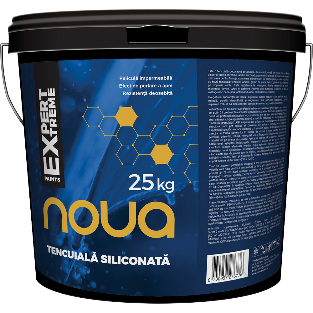 Tencuiala siliconica NOUA, maro, 25 Kg