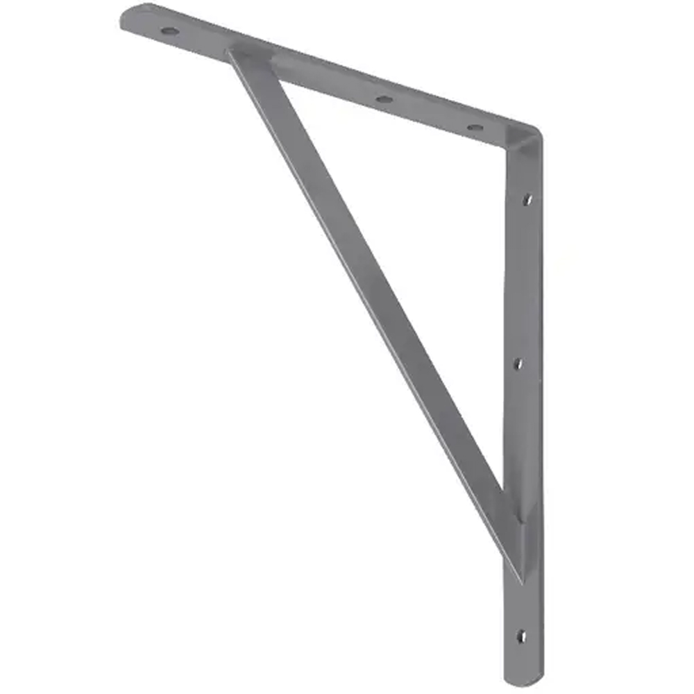 Consola mobila FORM, 30 x 25cm, otel, gri