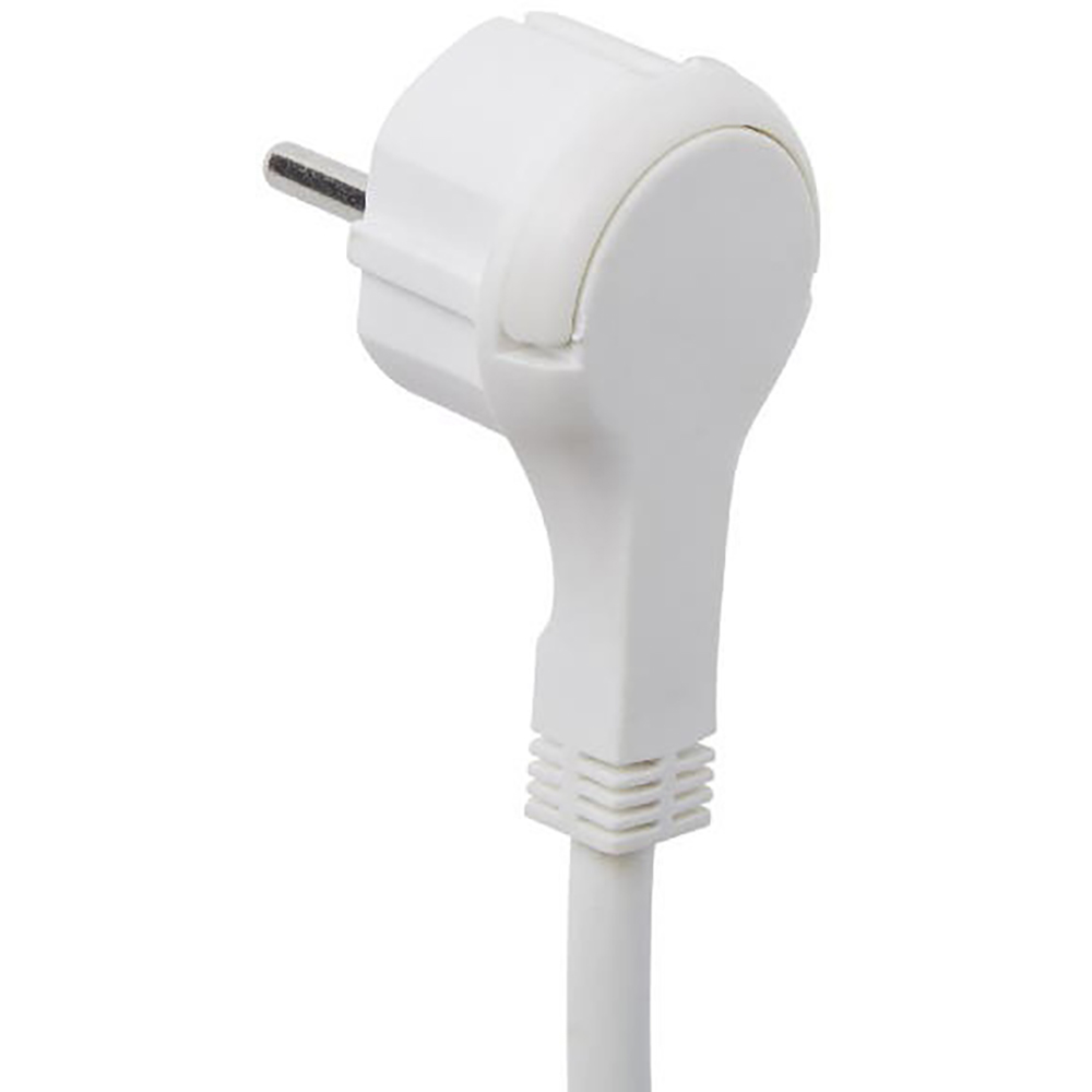 Prelungitor JACOBSEN, 1 priza Schuko, 3 m, 1.5 mm, alb