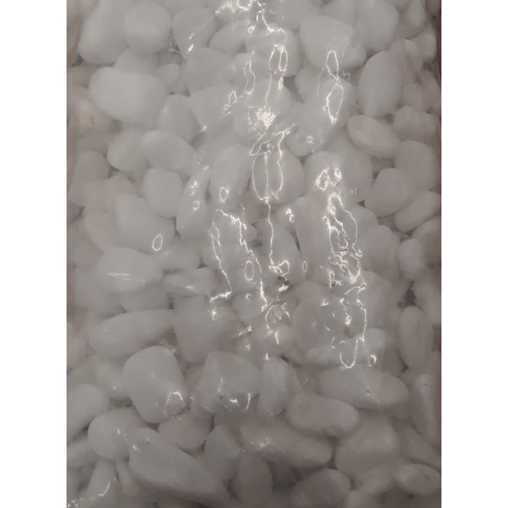 Piatra decorativa, interior-exterior, alb, 20-40 mm, 10 Kg