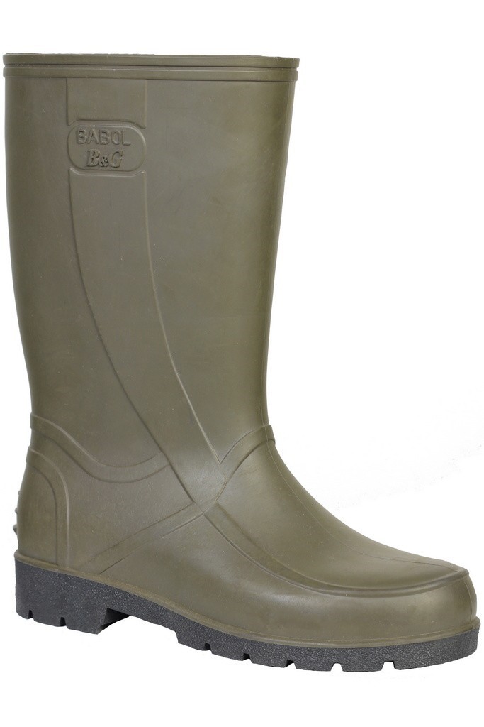 Cizme Babol, PVC, barbati, verde, marimea 40