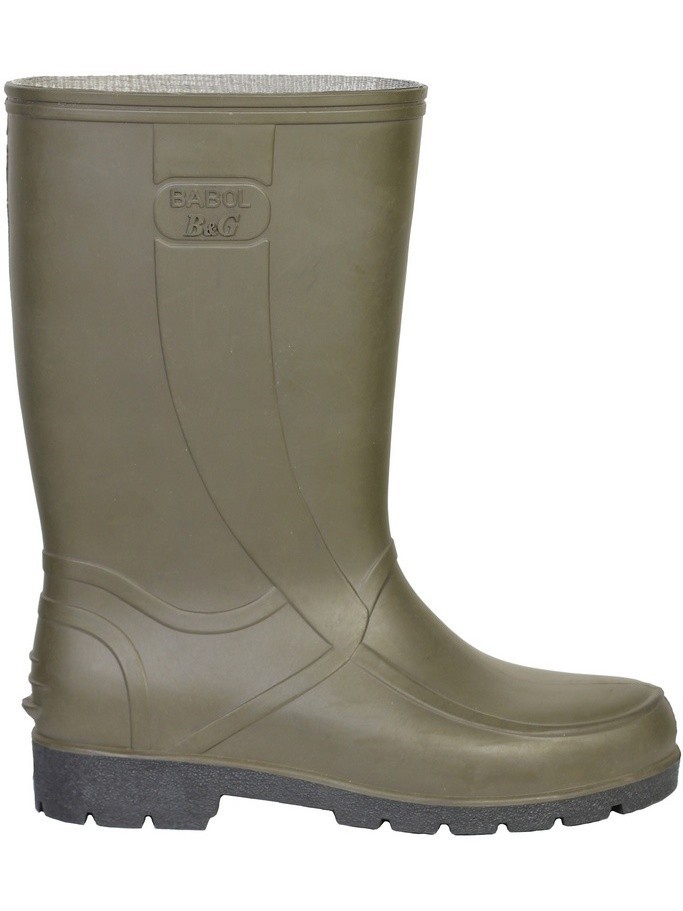 Cizme Babol, PVC, barbati, verde, marimea 40