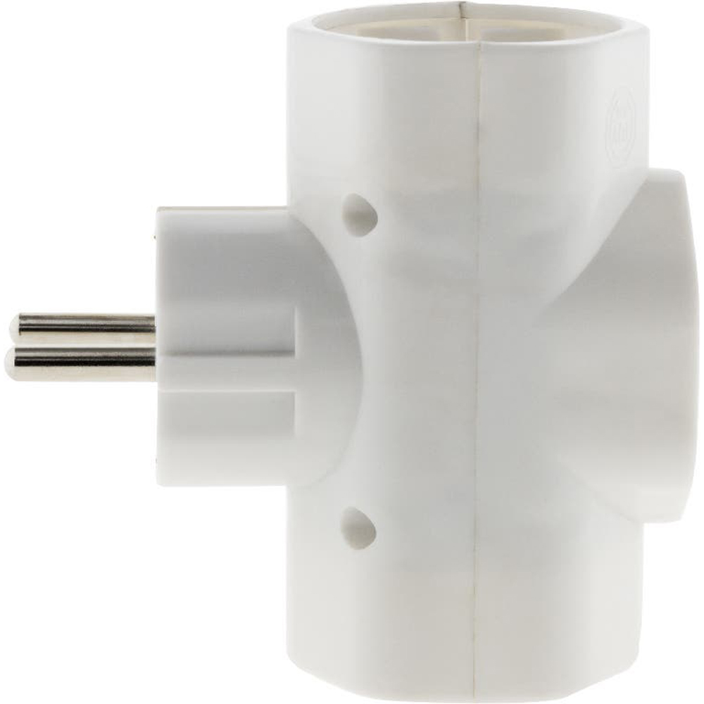 Adaptor priza OPP1, 3 prize, alb