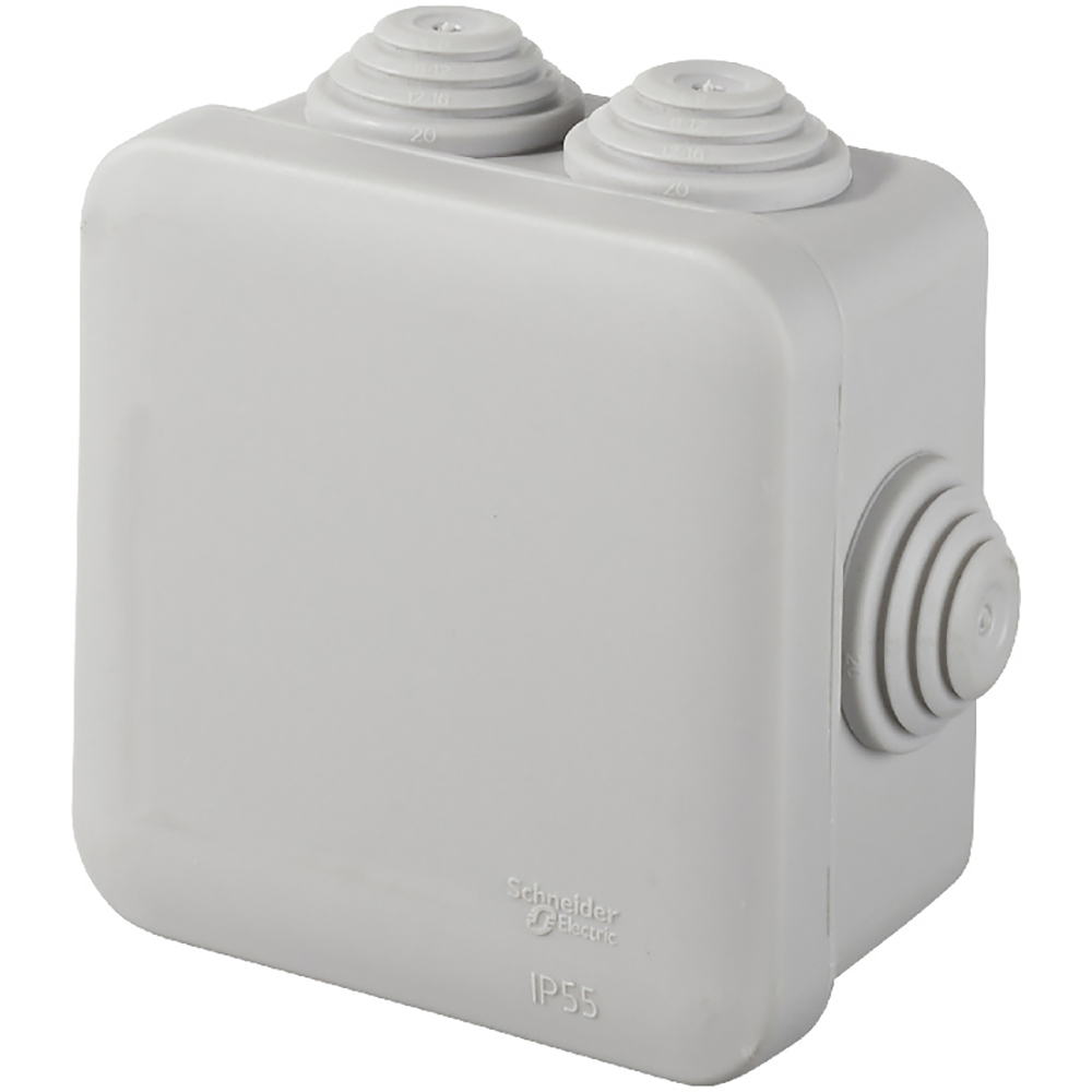 Doza derivatie SCHNEIDER ELECTRIC, aparenta, 70 x 70 x 40mm, IP55