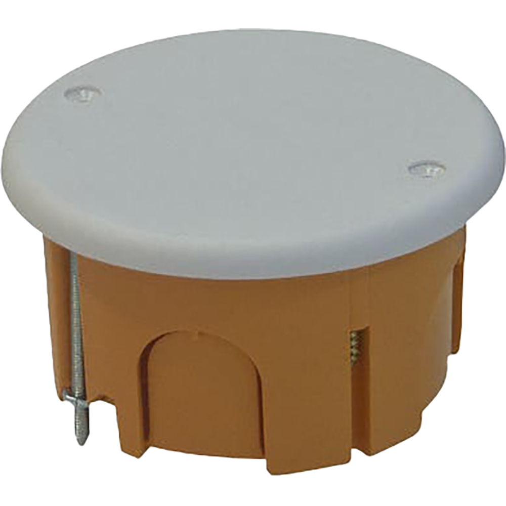Doza DIALL, 6 x 4 x 6 cm, IP20, ABS, maro/gri