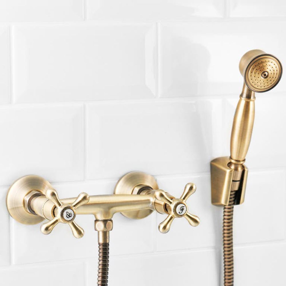 Baterie dus GOODHOME Cercal, metal, Bronz