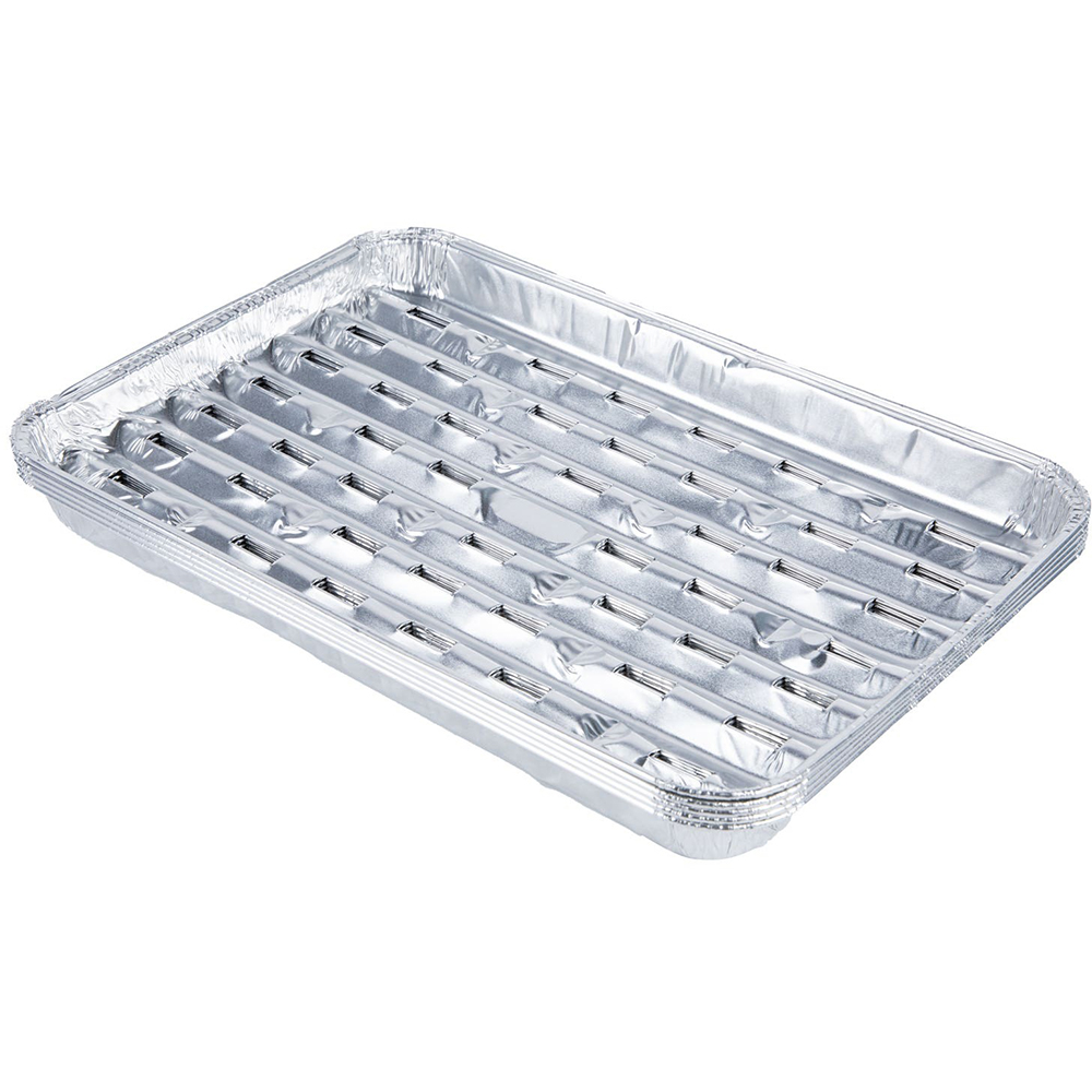 Set tavi Landmann, aluminiu, 33 x 25 cm, argintiu, 5 buc
