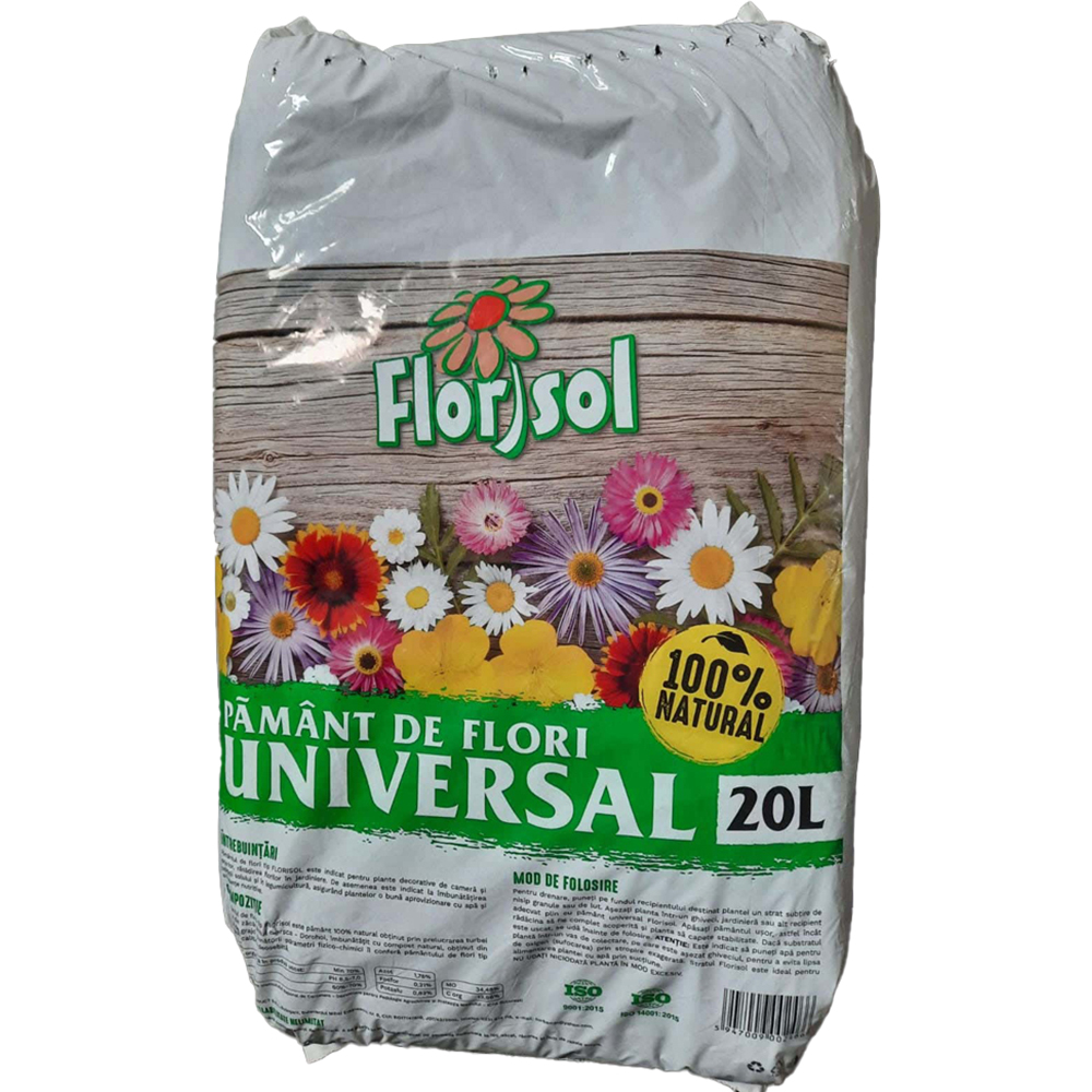 Pamant flori universal Florisol, 20 L