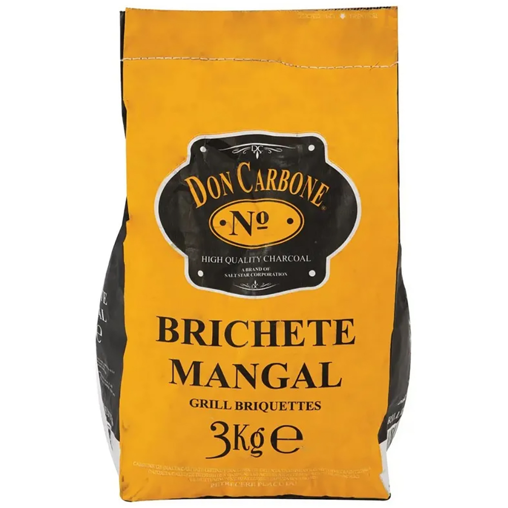 Crabuni pentru gratar DON CARBONE Mangal Grill Briquettes, 3Kg