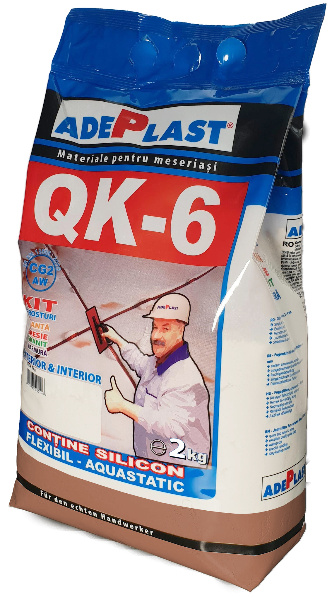 Chit rosturi, interior-exterior, QK 6, maro inchis, 2 kg  Adeplast