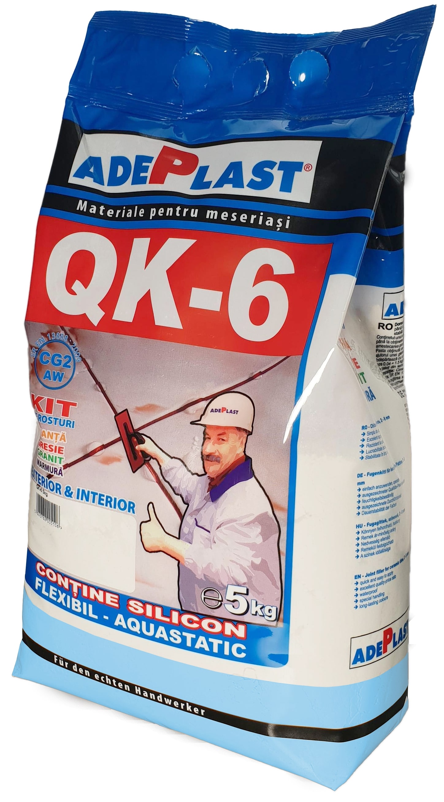Chit rosturi, interior-exterior, albastru inchis, QK 6, 5 kg  Adeplast