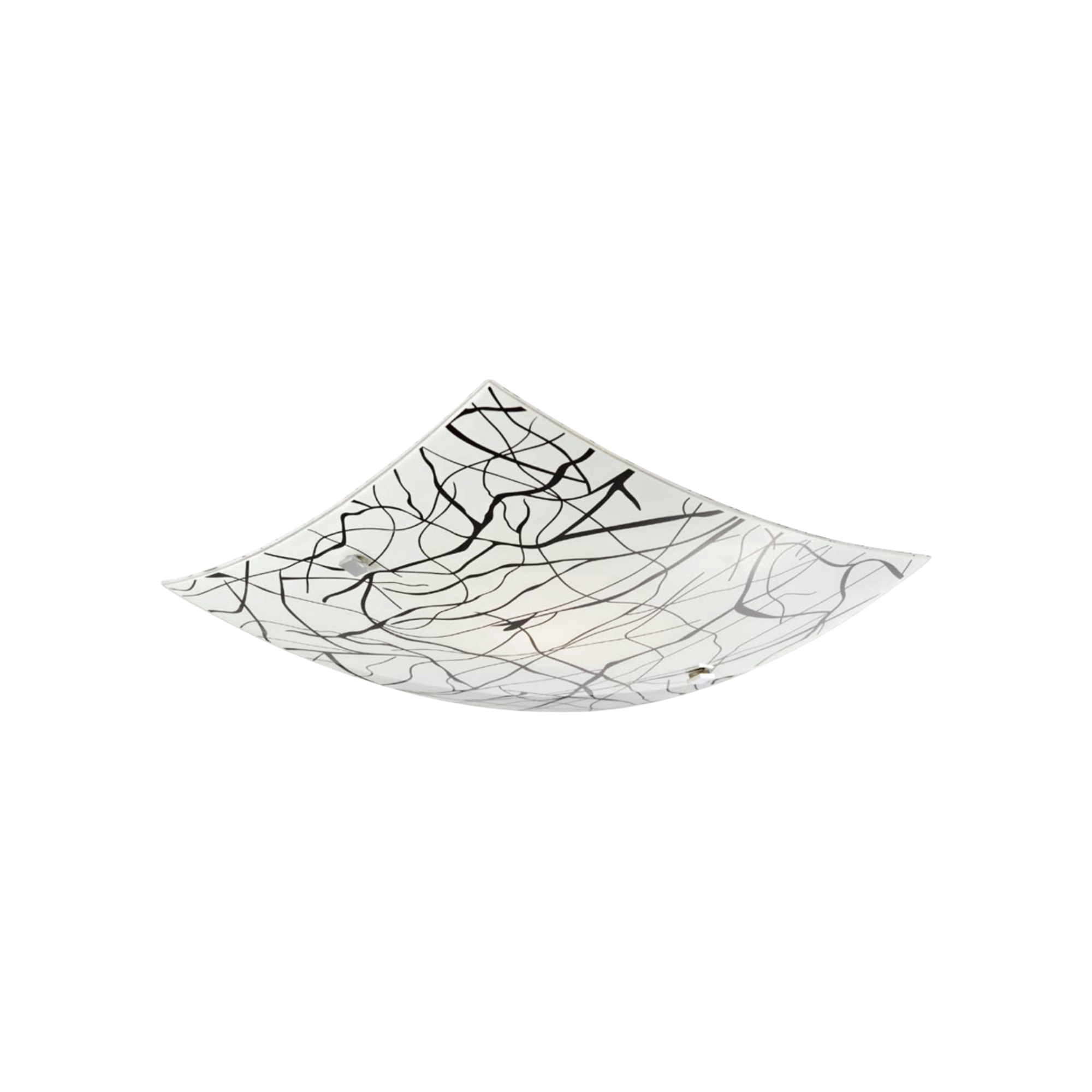 Plafoniera KLAUSEN Elysia KL 5812, E27, 2 x 15W, IP20, alb-negru