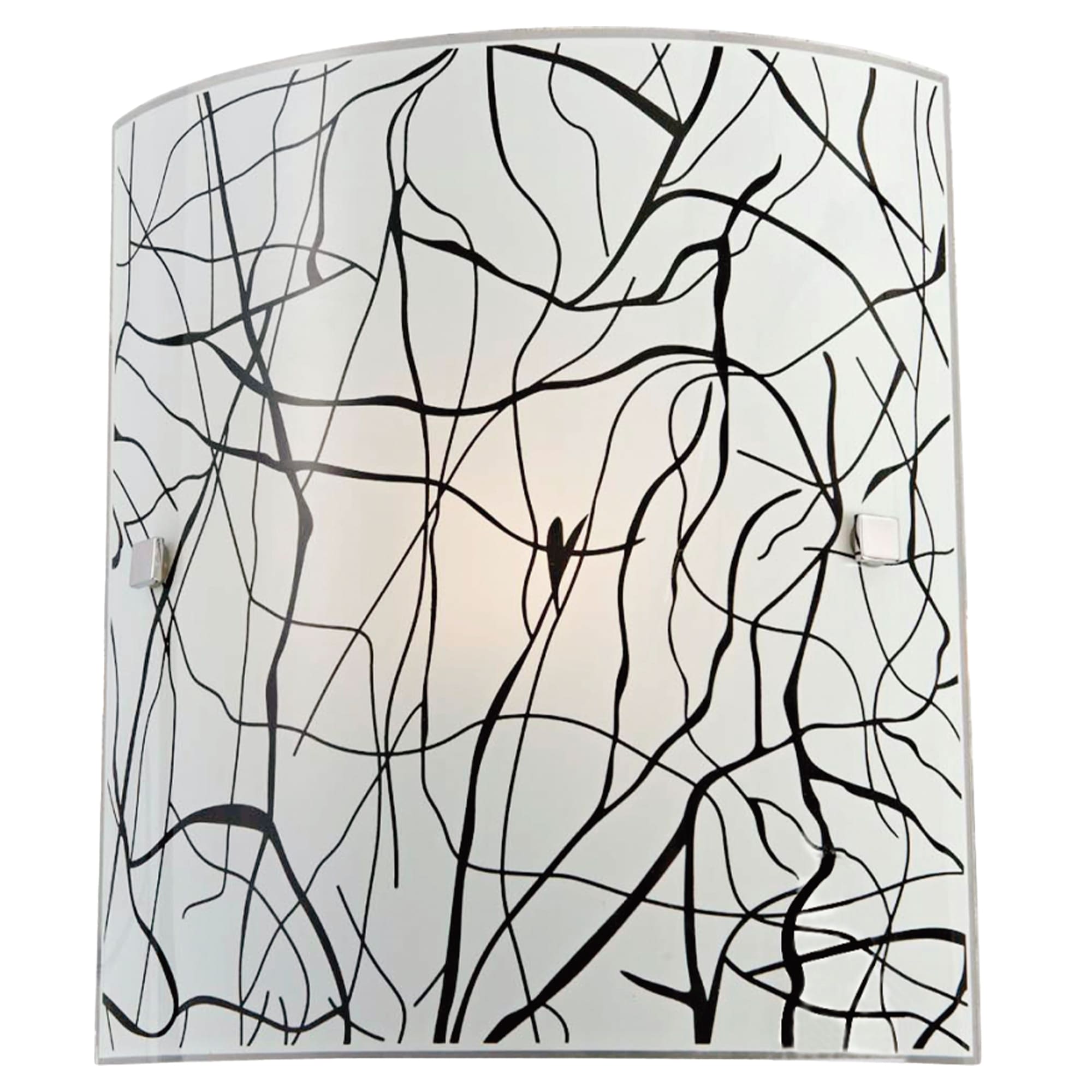 Aplica de perete KLAUSEN Elysia 260, bec incandescent, E27, alb-negru